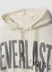 White cotton-blend hoodie with print, regular fit_1
