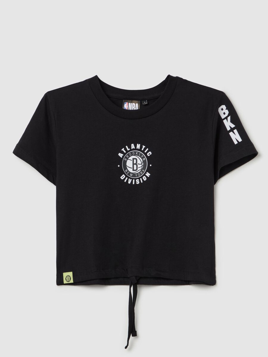 Black NBA New York Brooklyn Atlantic Division T-shirt_4