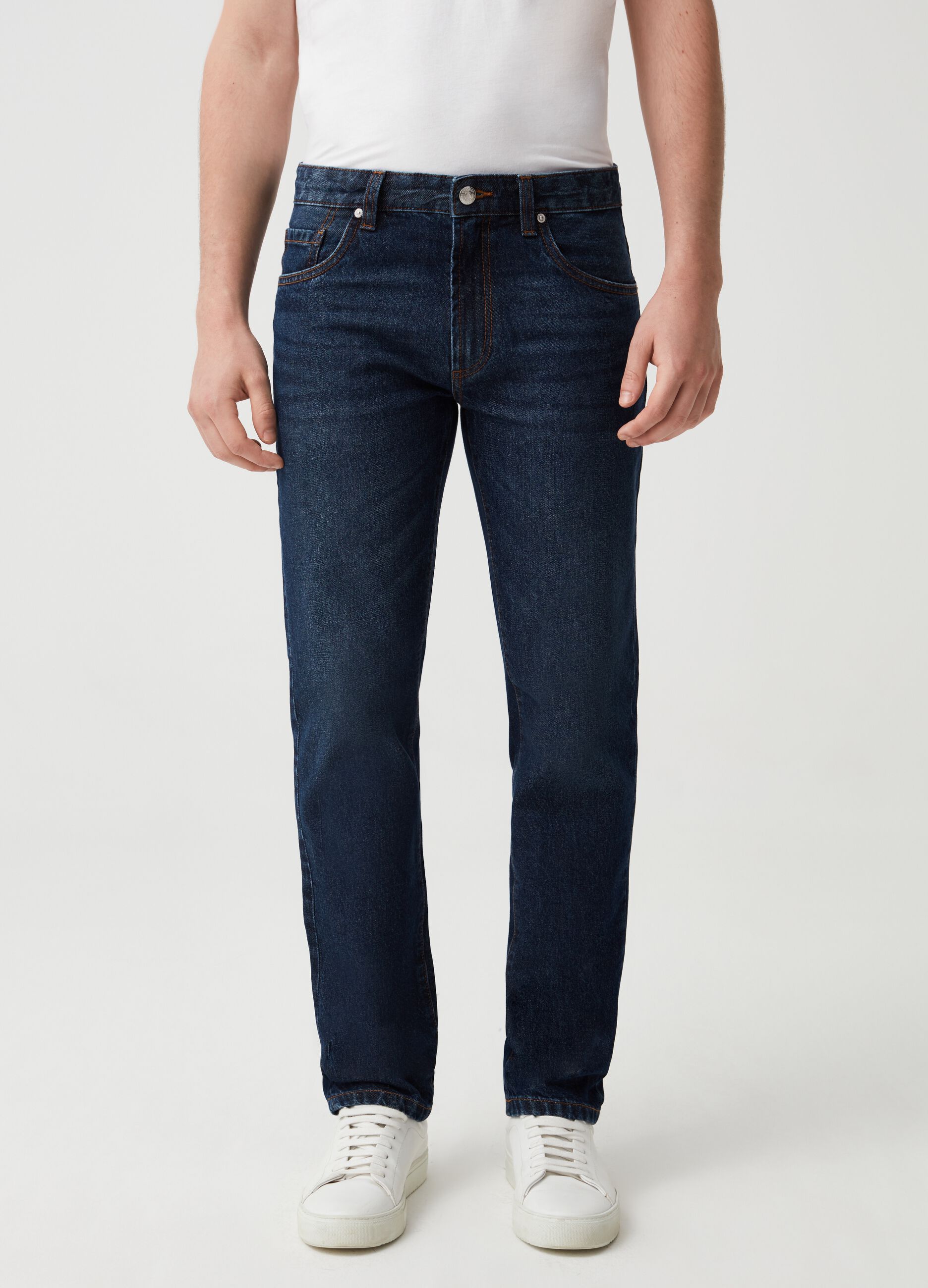 Jeans regular fit cinque tasche_1