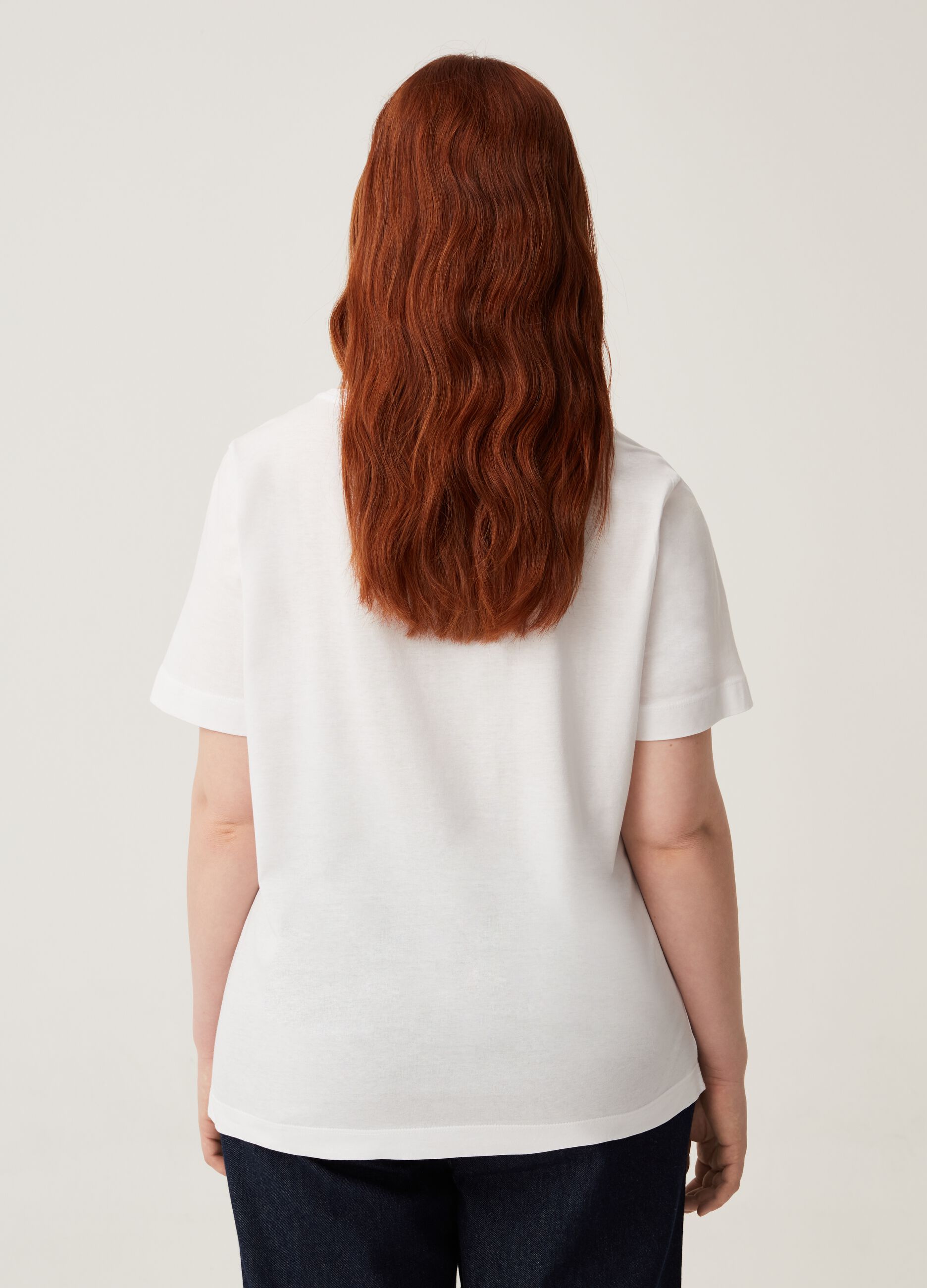 T-shirt con stampa lettering Curvy MYA_2