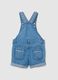 Girls&rsquo; regular fit dungaree shorts_1