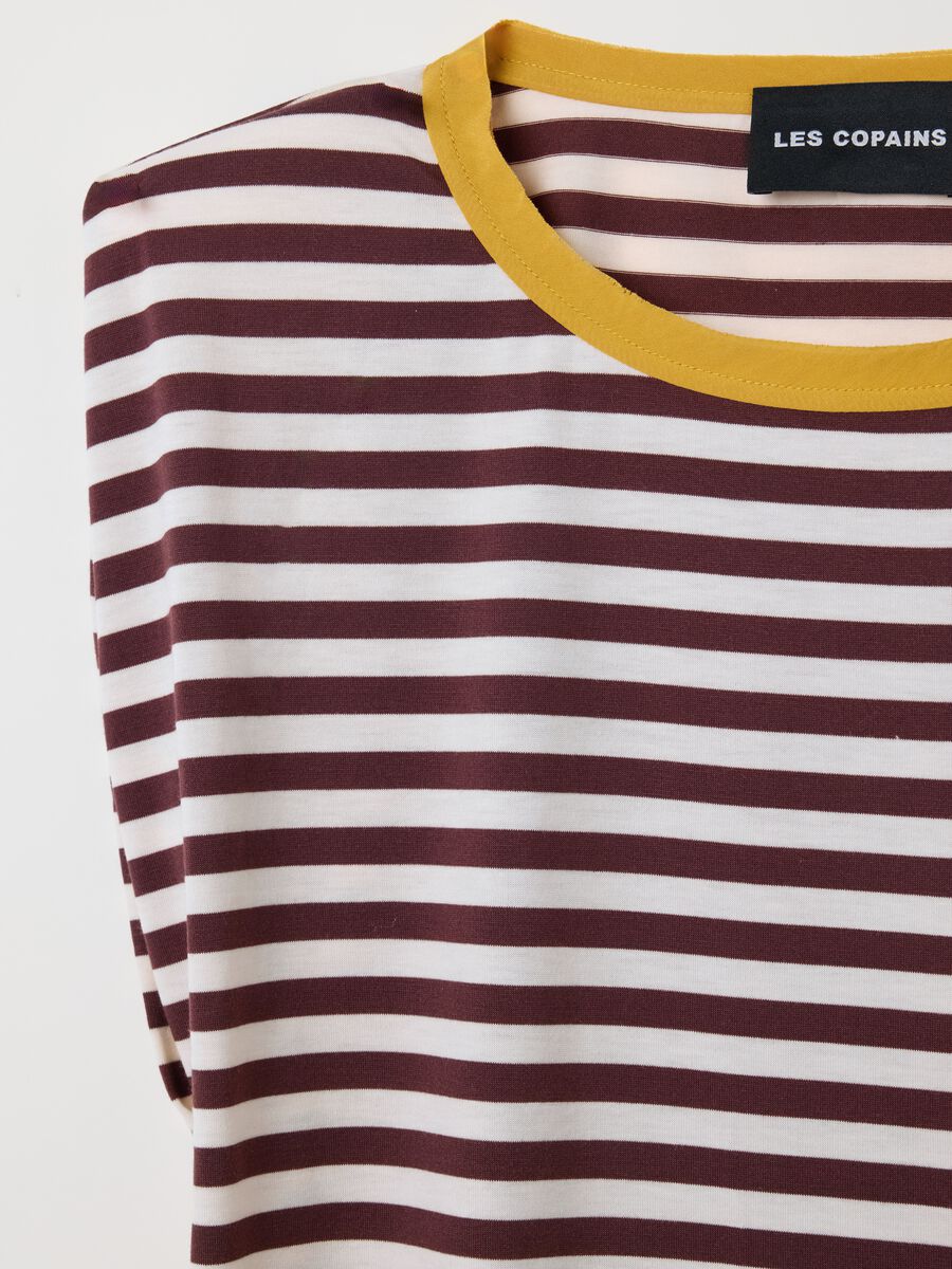 Boys’ T-shirt in elasticated mixed fabric with regular fit_5