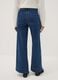 Blue wide-leg jeans in stretch cotton_2