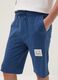 Boys' Regular Fit Blue Pure Cotton Shorts_2