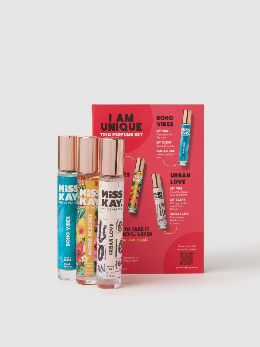 Trio profumi di Miss Kay, Urban Love, Aloha Beaches e Boho vibes_1