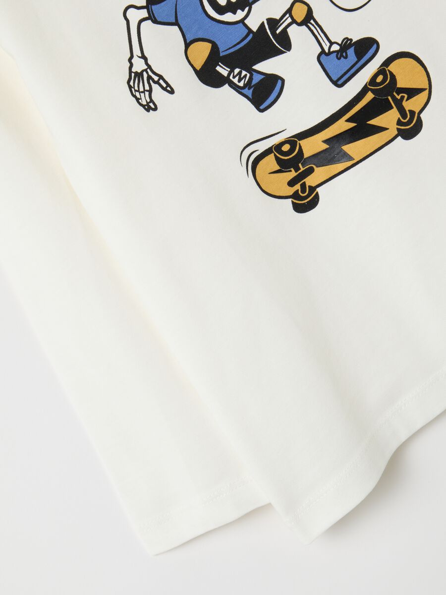 White pure cotton kids' t-shirt_2