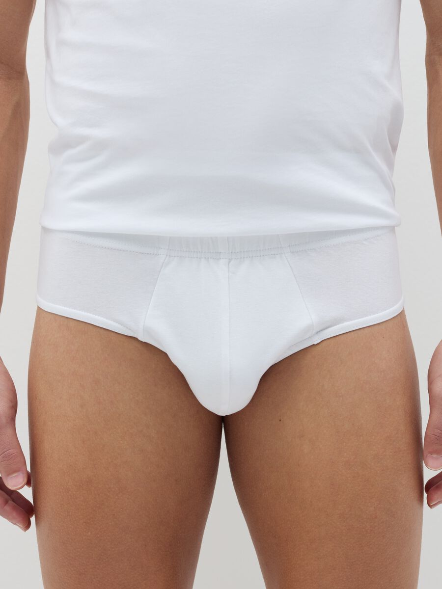 Briefs in stretch cotton_1