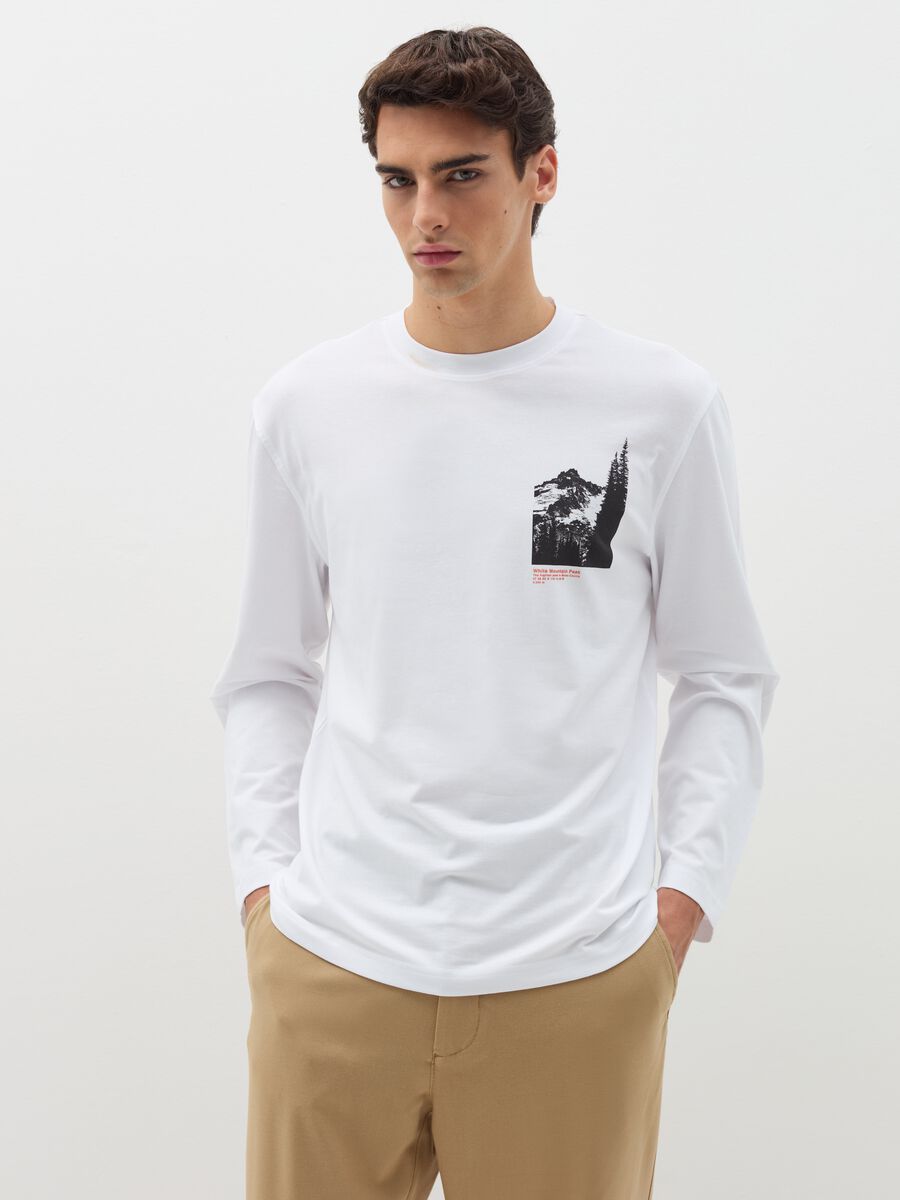 T-shirt with White Mountain Park print_0