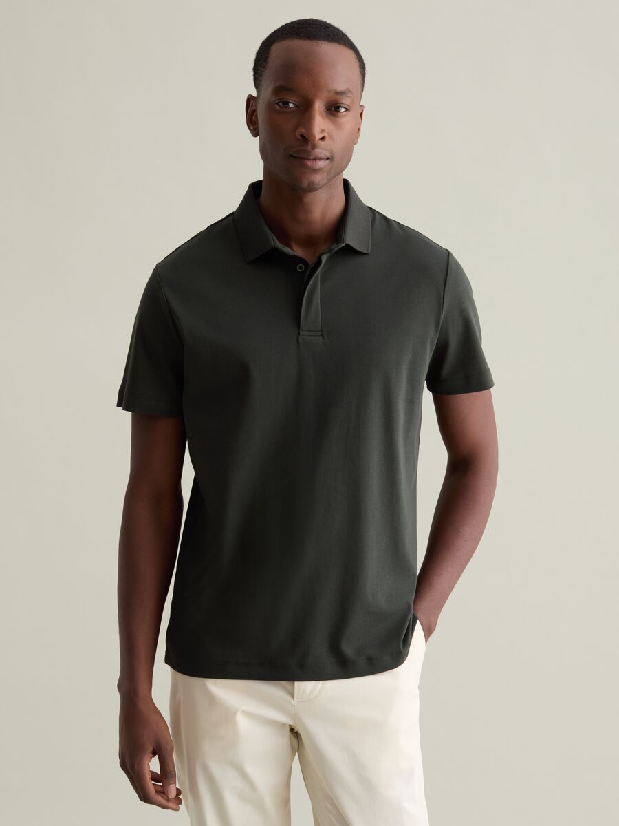 Cotton polo shirt_0