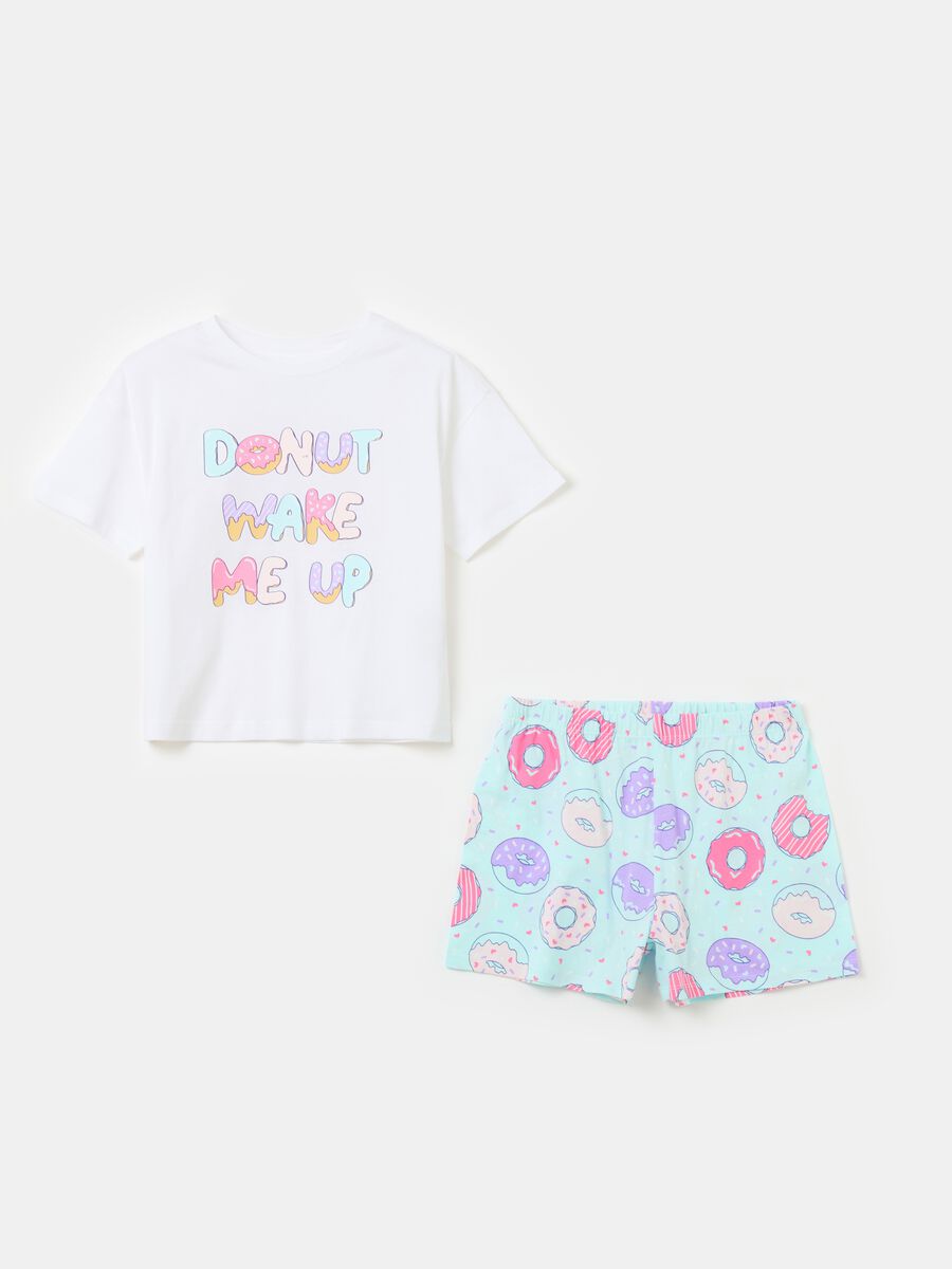 Organic cotton pyjamas with print_0