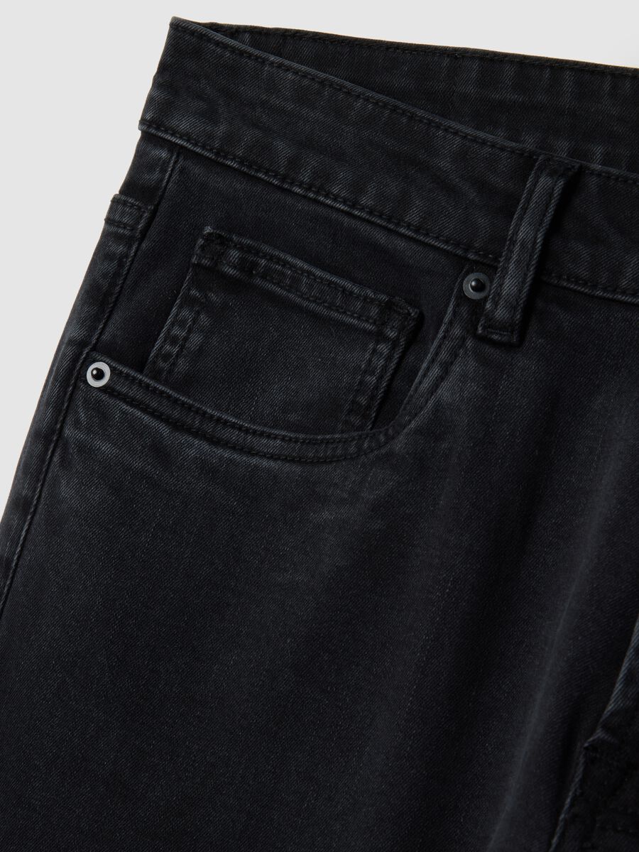Black Denim Slim Fit Jeans_5