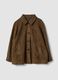Brown regular-fit jacket with buttons_0