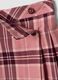 Pink and Purple Checked Stretch Viscose Skirt_2