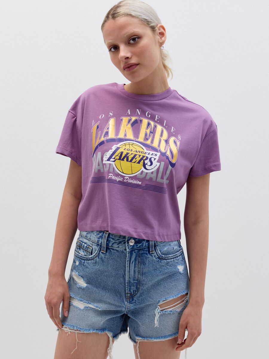 T-shirt con stampa NBA Los Angeles Lakers_0