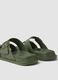 Green sandals with double strap and buckles_1