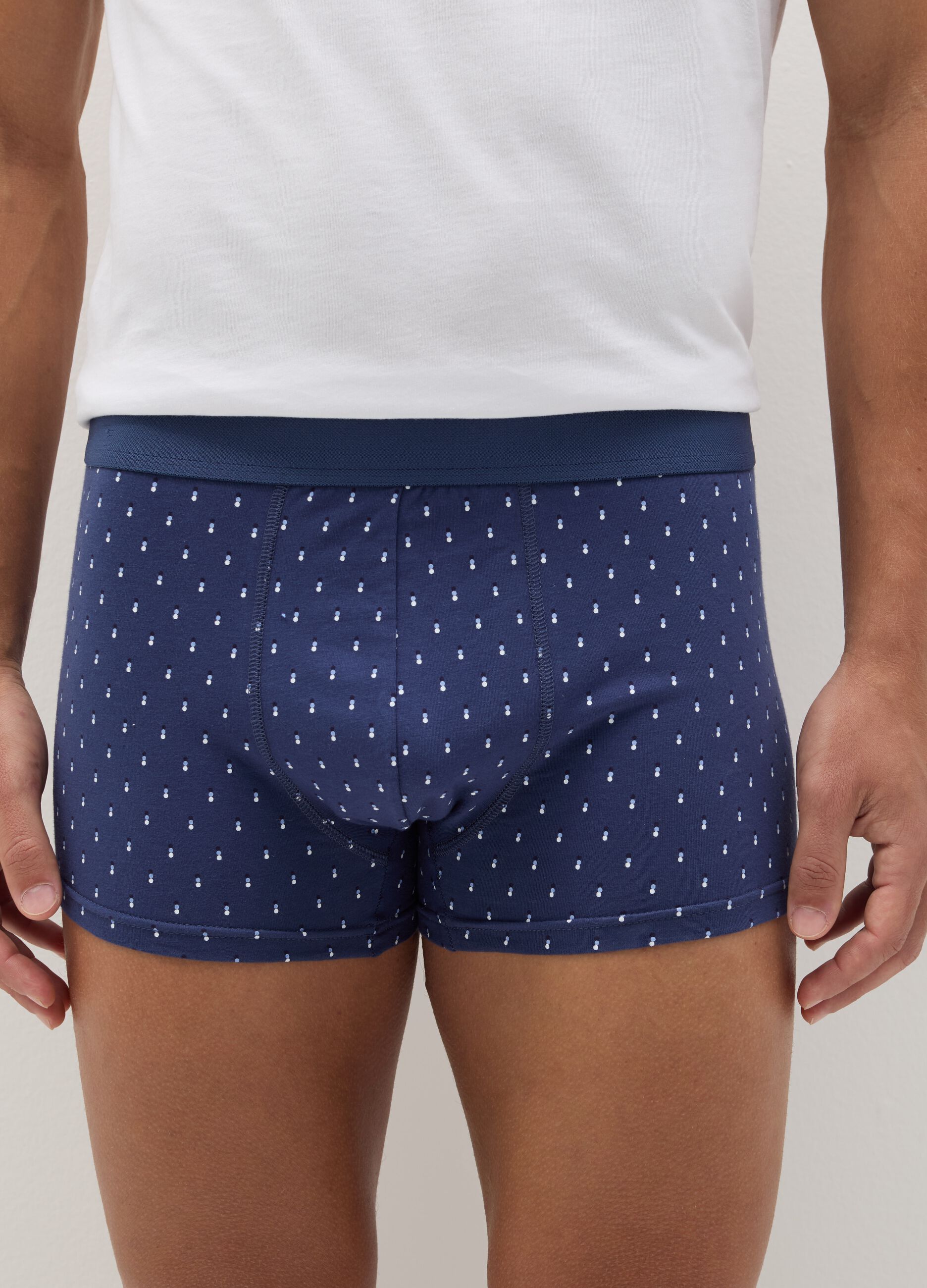 Tripack boxer con micro fantasia