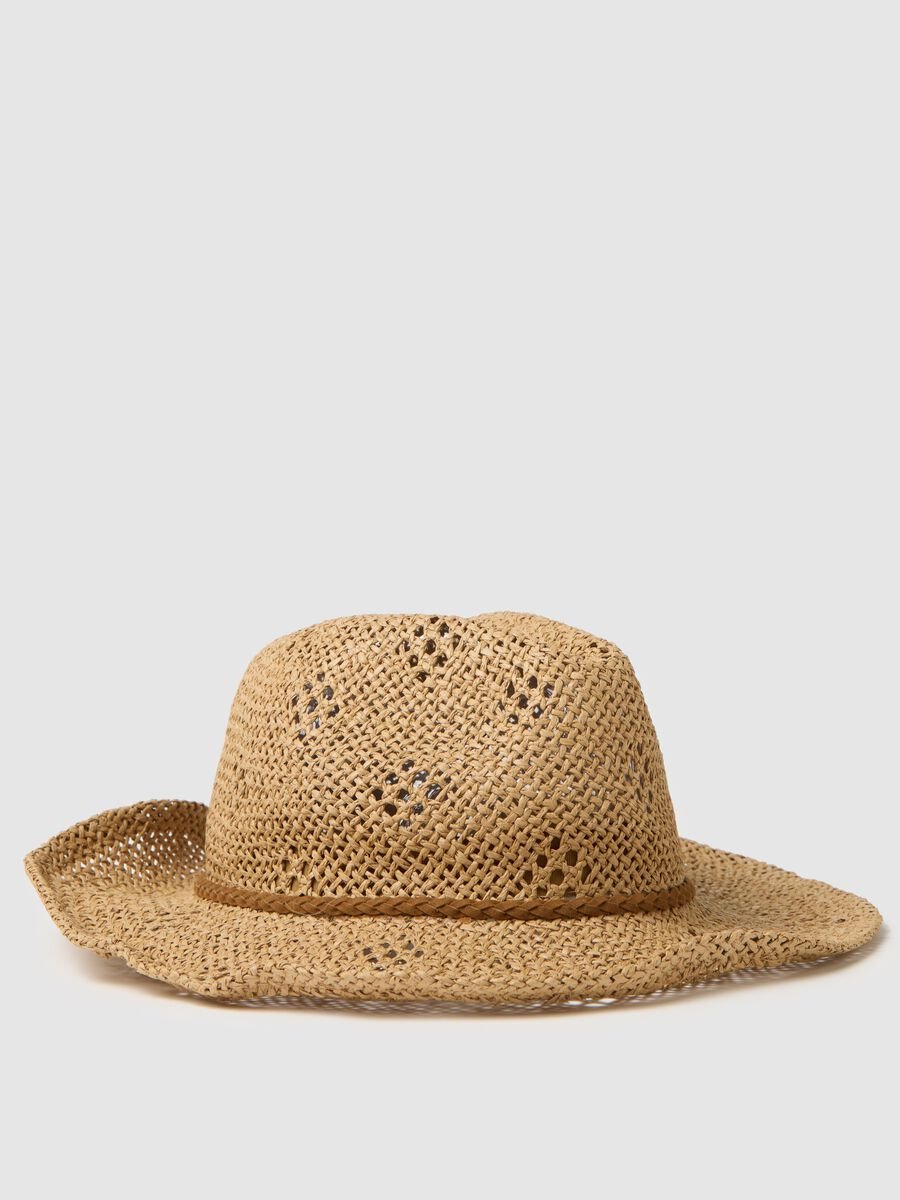 Woven Paper Hat Ovs_0