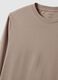 Beige long-sleeve stretch cotton t-shirt regular fit_5