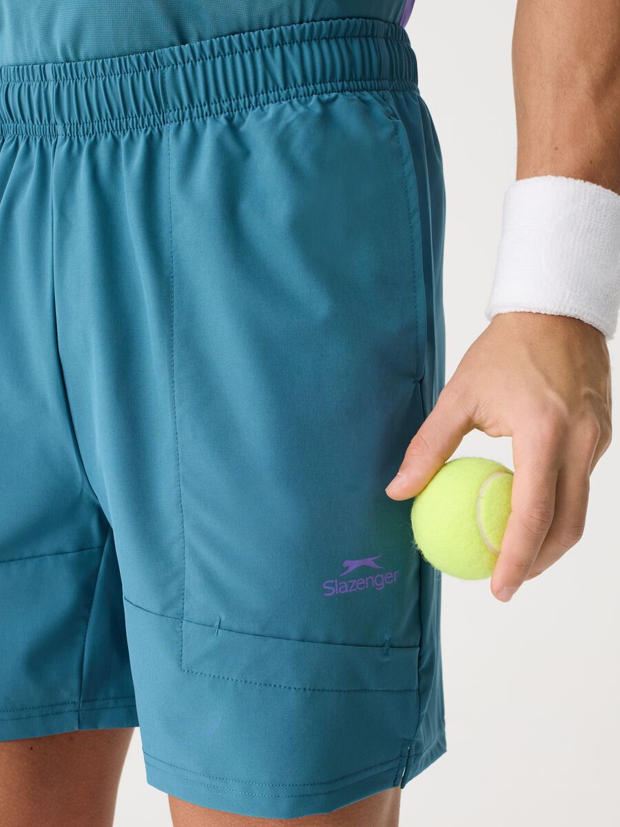 SLAZENGER Bermuda shorts in technical fabric_3