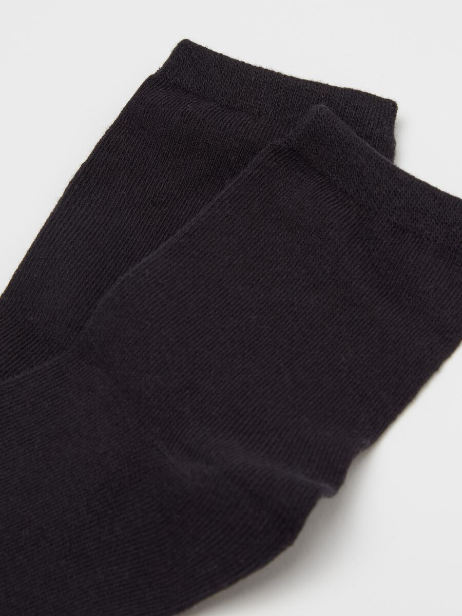 Five-pair pack short solid colour socks_1