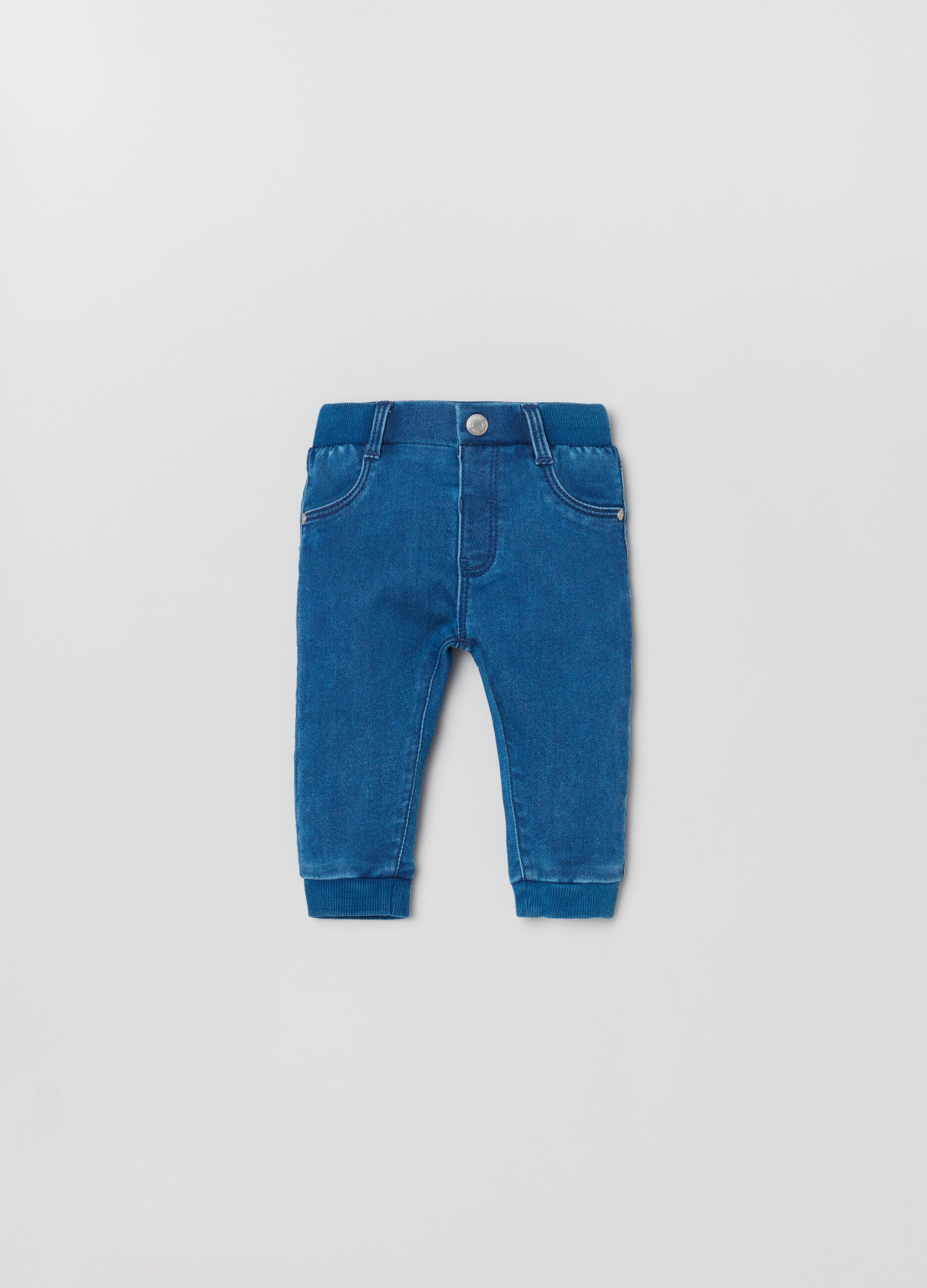 Jeans stretch con tasche_0