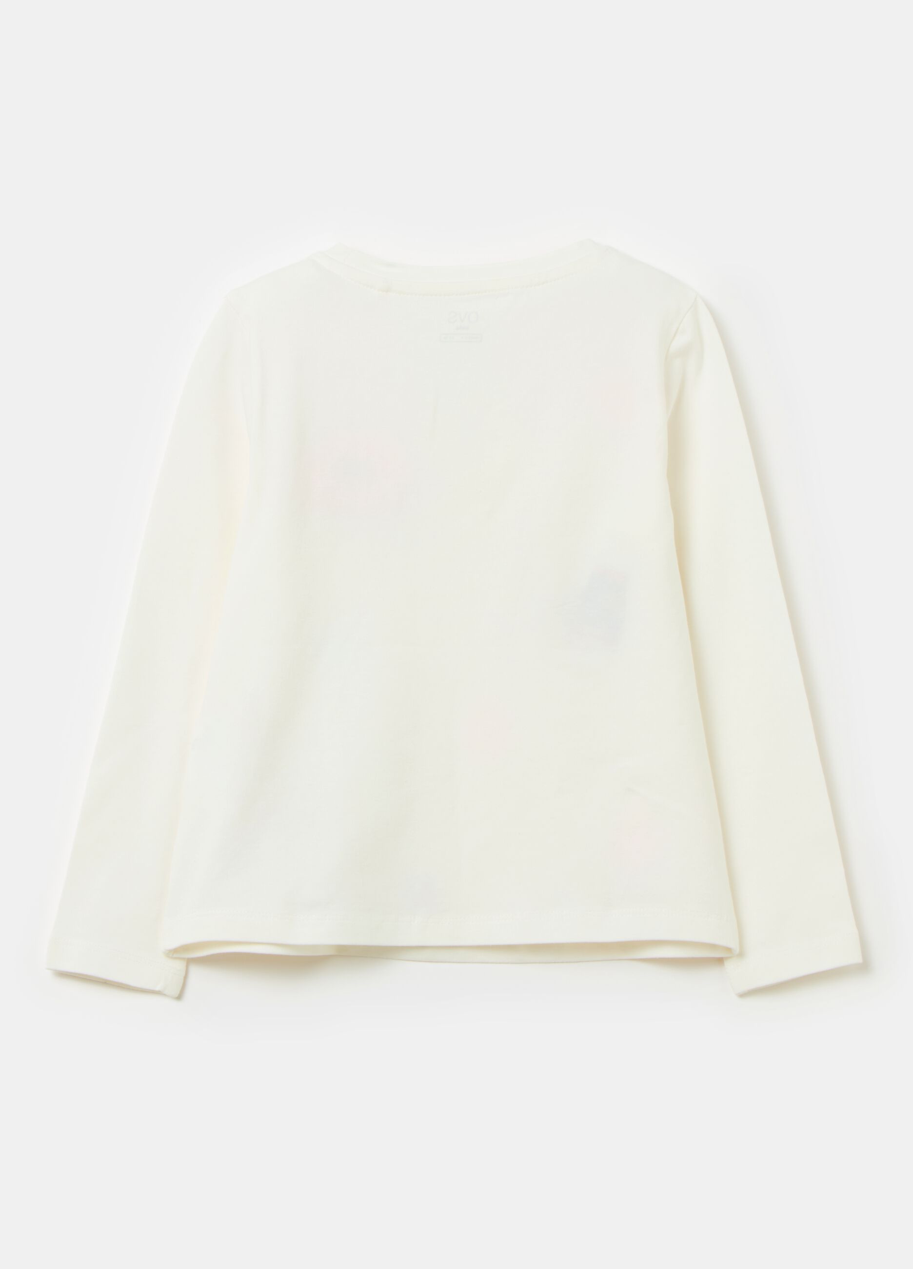 T-shirt a maniche lunghe con ricami