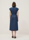 Pure blue lyocell dress in regular fit_2