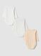 3-pack beige and white organic cotton crew-neck bodysuits_1