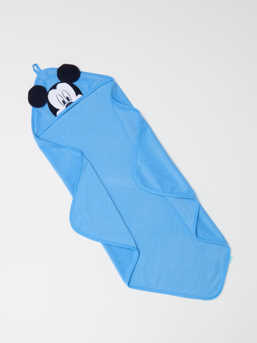 Bathrobe with Mickey Mouse application and embroidery_1