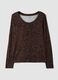 Brown stretch viscose animal-print slim-fit T-shirt_4