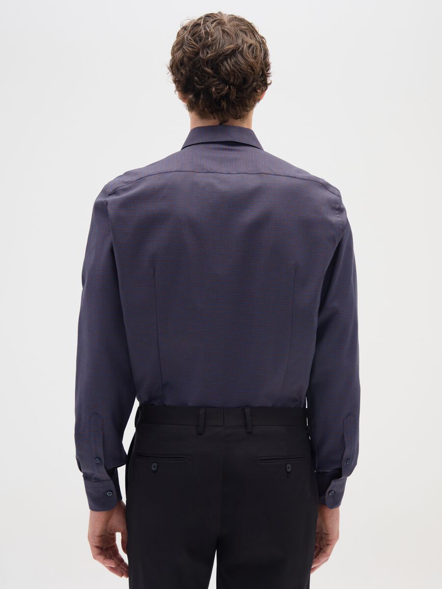 Camicia in cotone elasticizzato multicolor slim fit_2