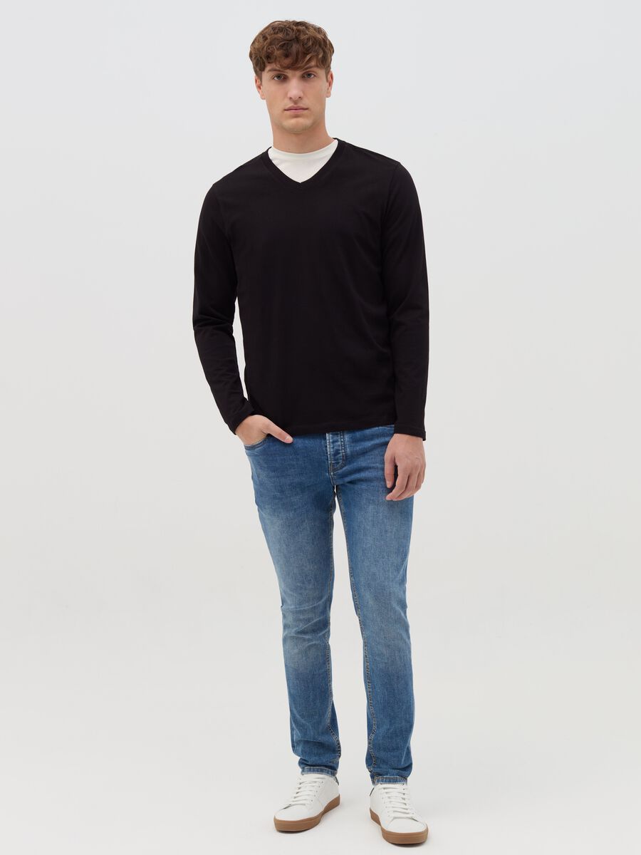 Jeans skinny fit cinque tasche_0