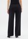 Straight Black Trousers with Elastic Waist_2