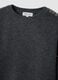Grey stretch wool jumper with studded trims_5