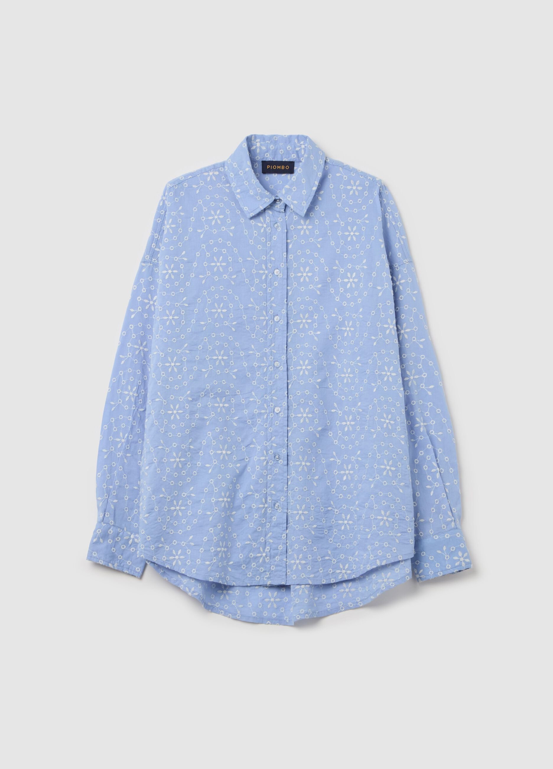 Camicia in pizzo sangallo