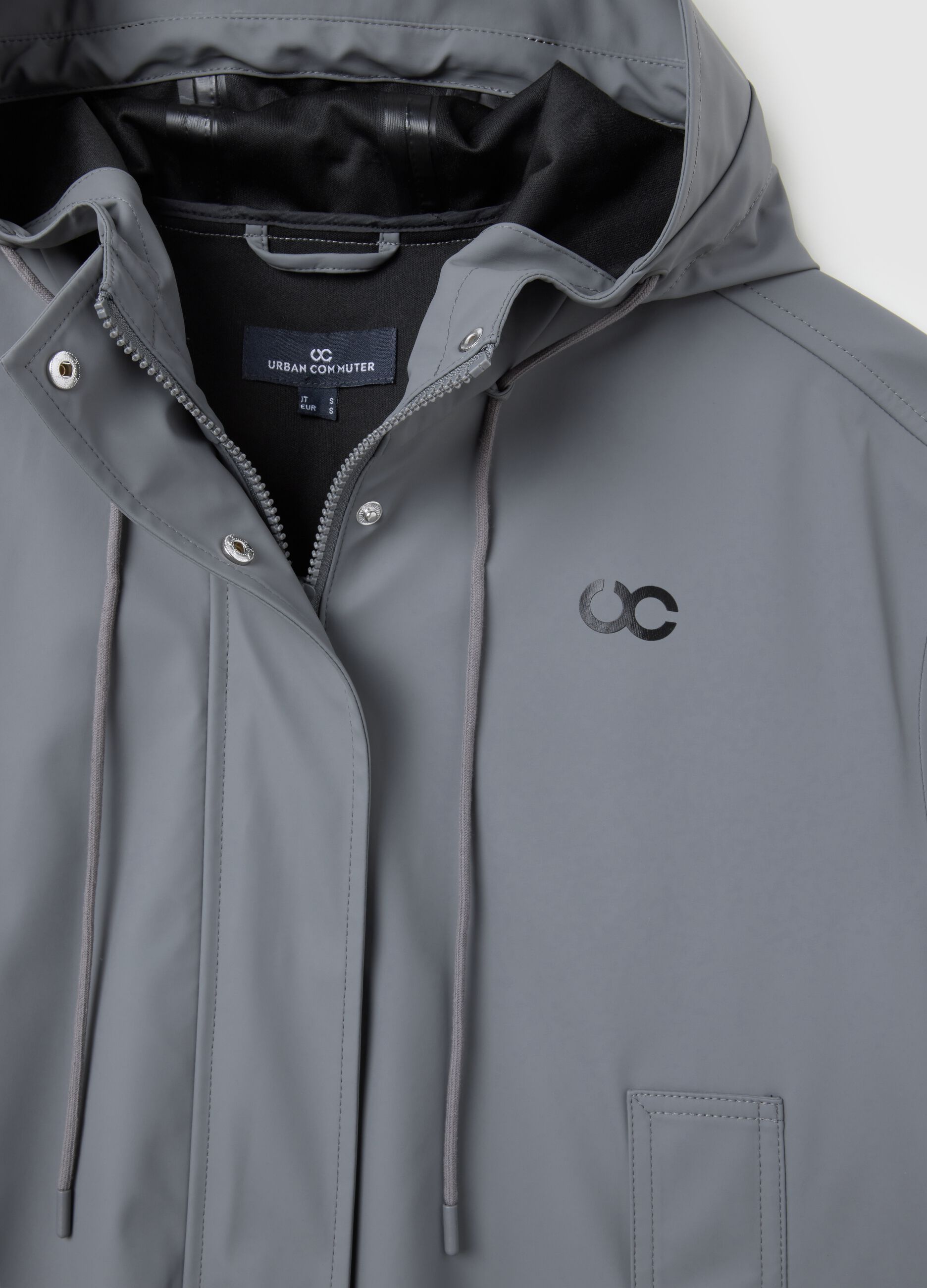 Grey Regular Fit Jacket