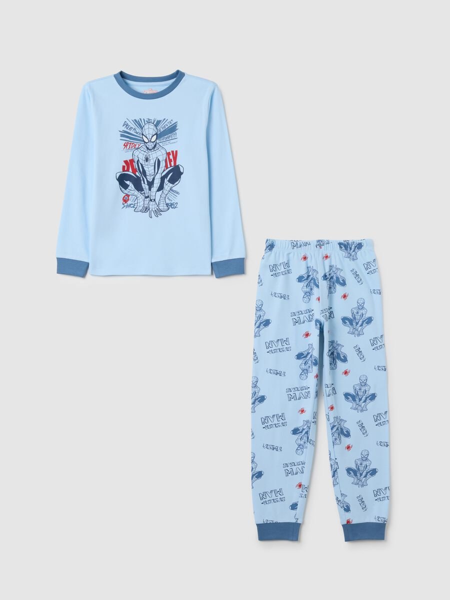 Children's pyjamas in pure cotton blue regular fit_0