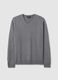 Grey V-neck Sweater_4