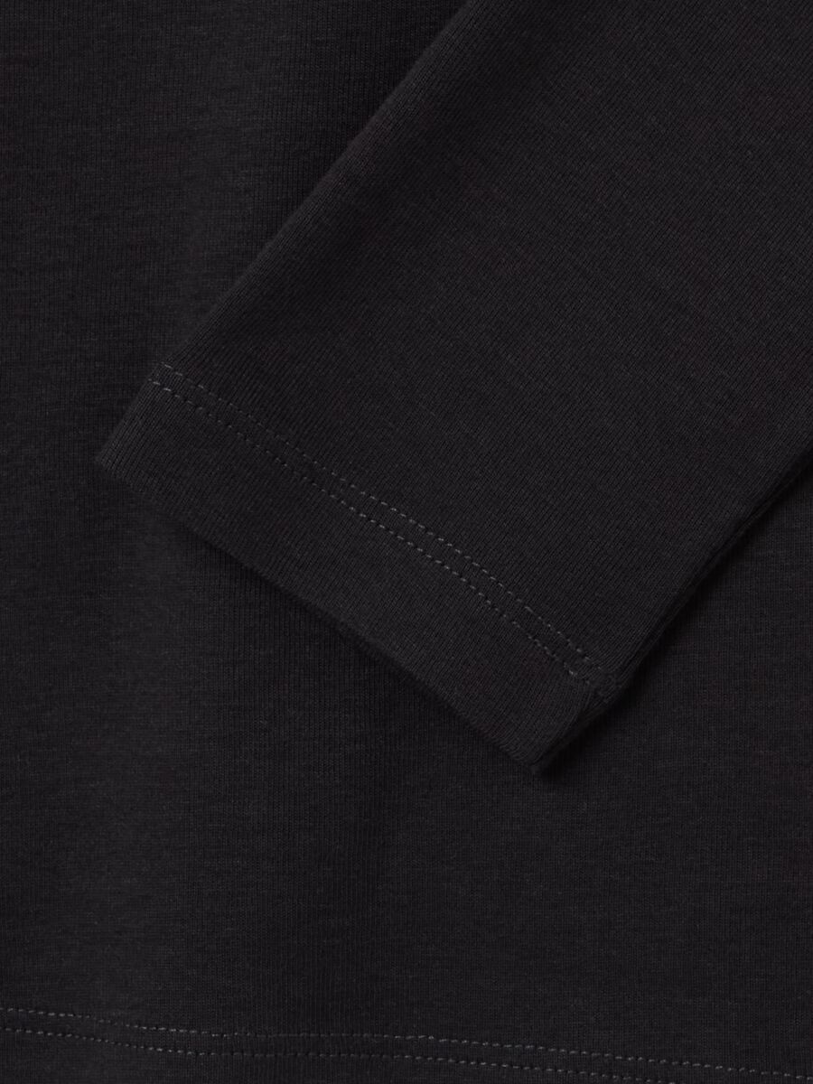 Long-sleeved T-shirt with round neck_5