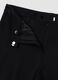 Black Viscose Blend Slim Fit Trousers_5