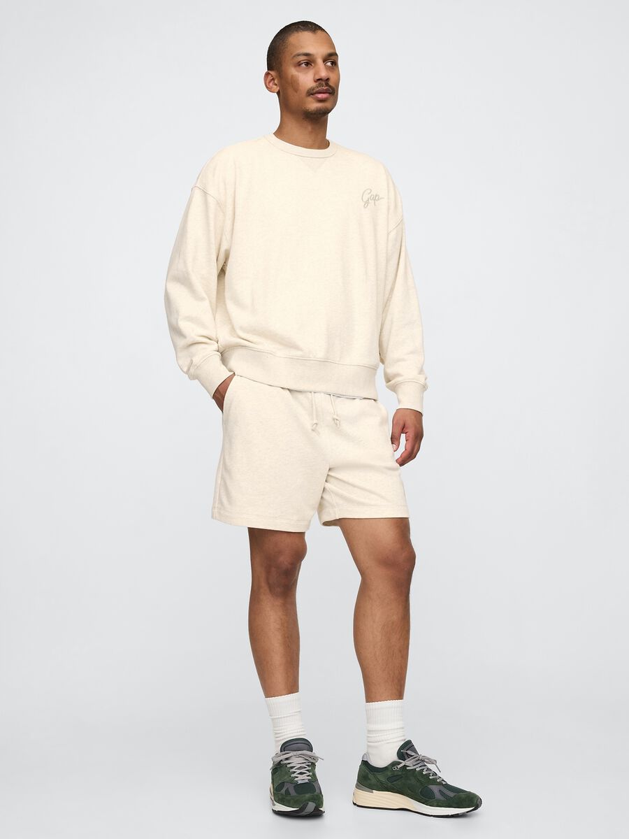 Beige cotton blend shorts from Gap_3