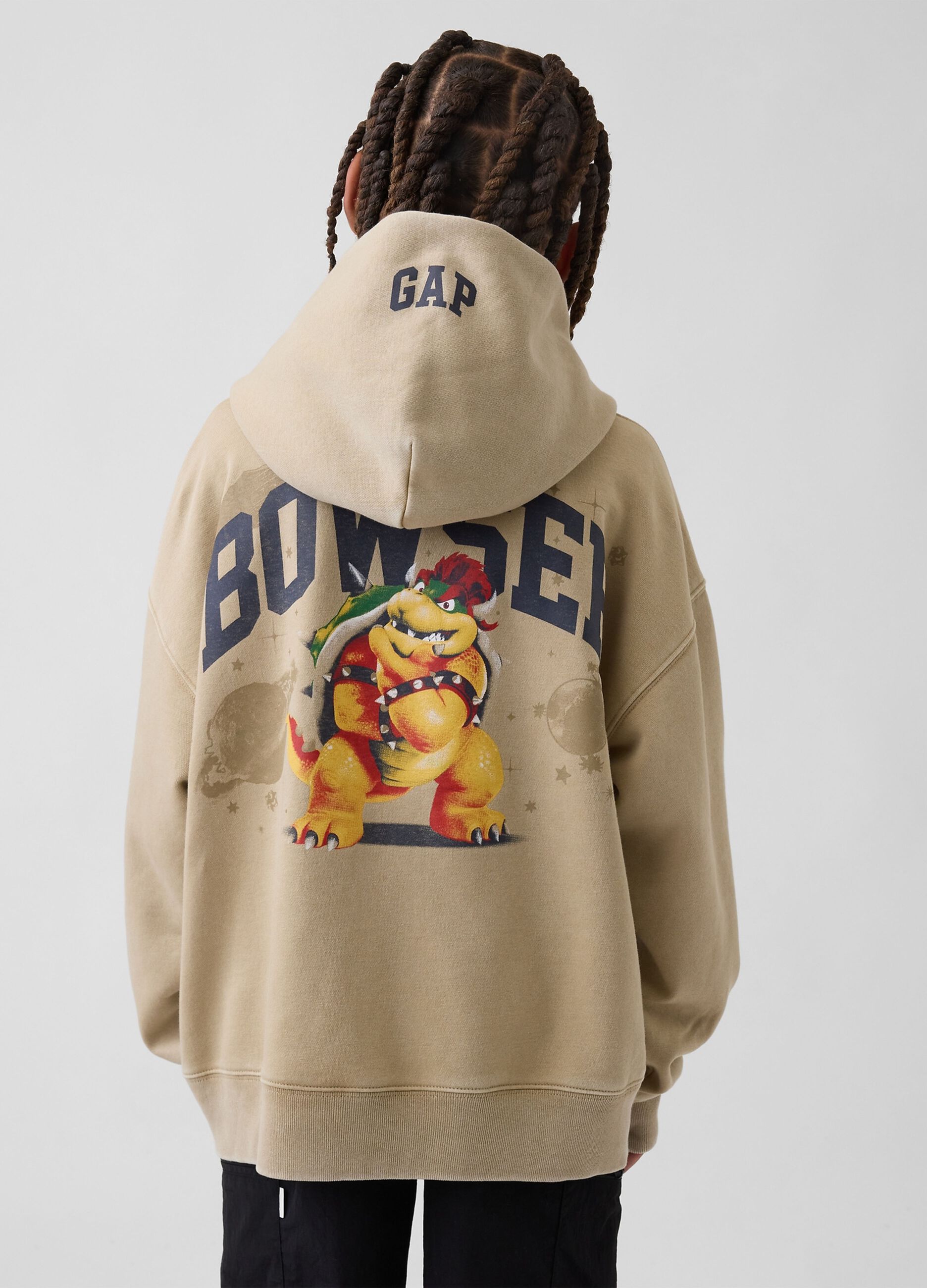 Nintendo Super Mario cotton-blend hooded sweatshirt