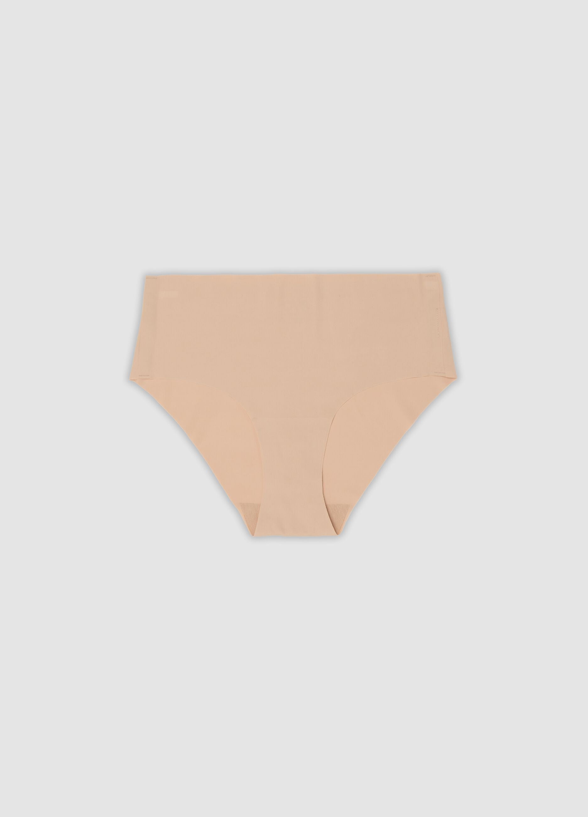 Culotte in tessuto elasticizzato beige