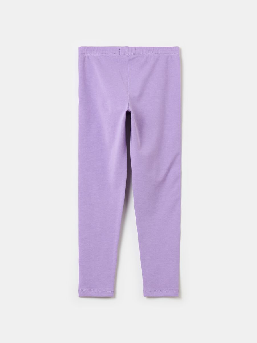 Stretch cotton leggings_1