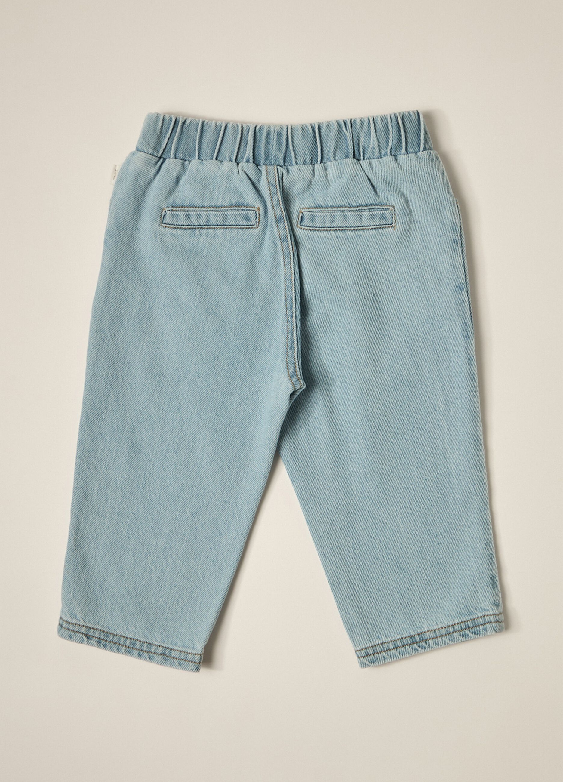 Iana Baby Blue Denim Dungarees