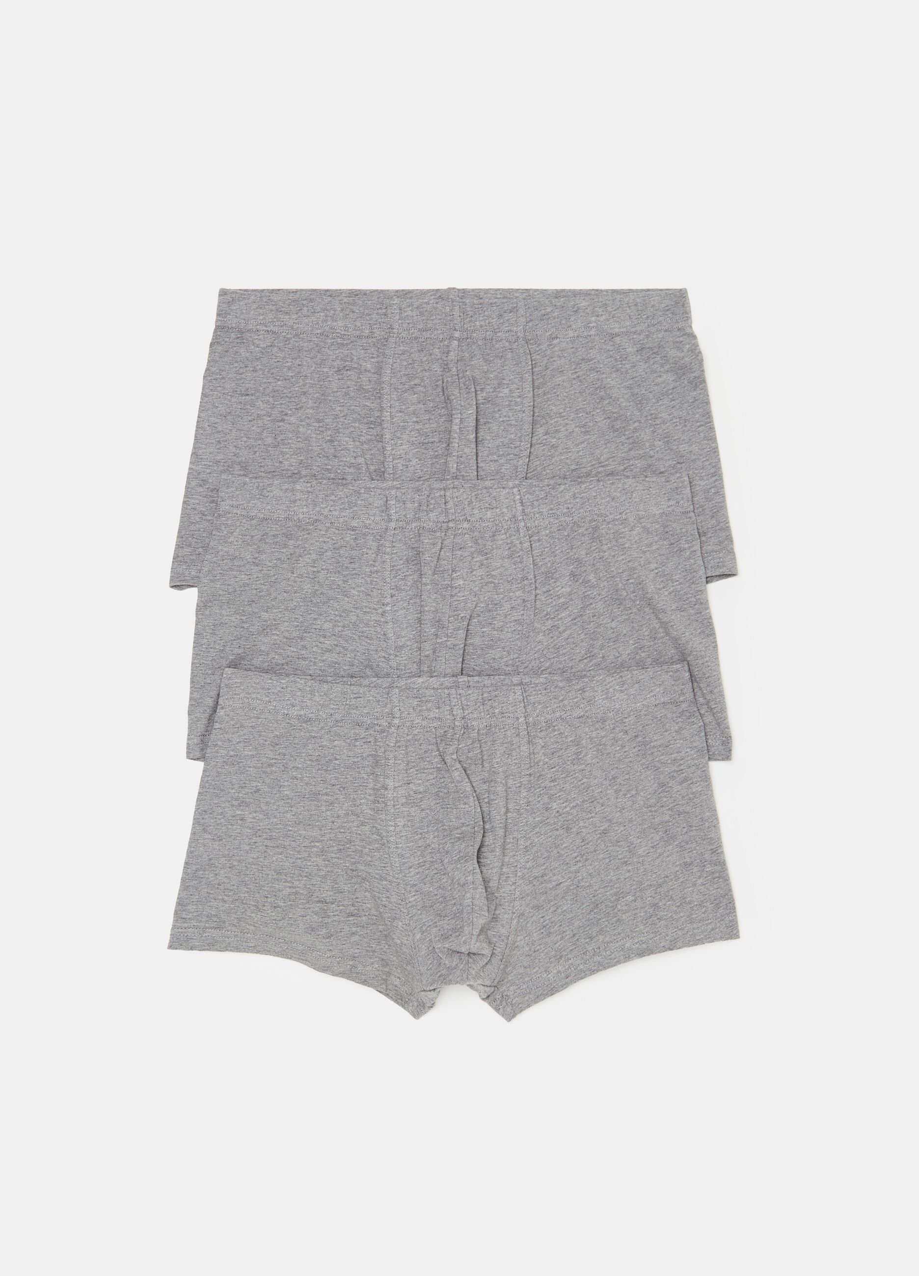 Tripack boxer in cotone bio