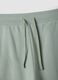 Green pure cotton relaxed-fit shorts_5