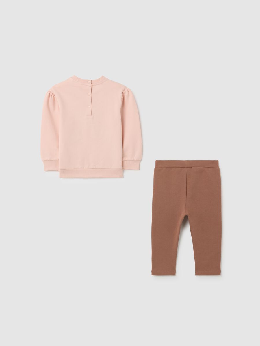Girls' Pink Stretch Cotton Set_1
