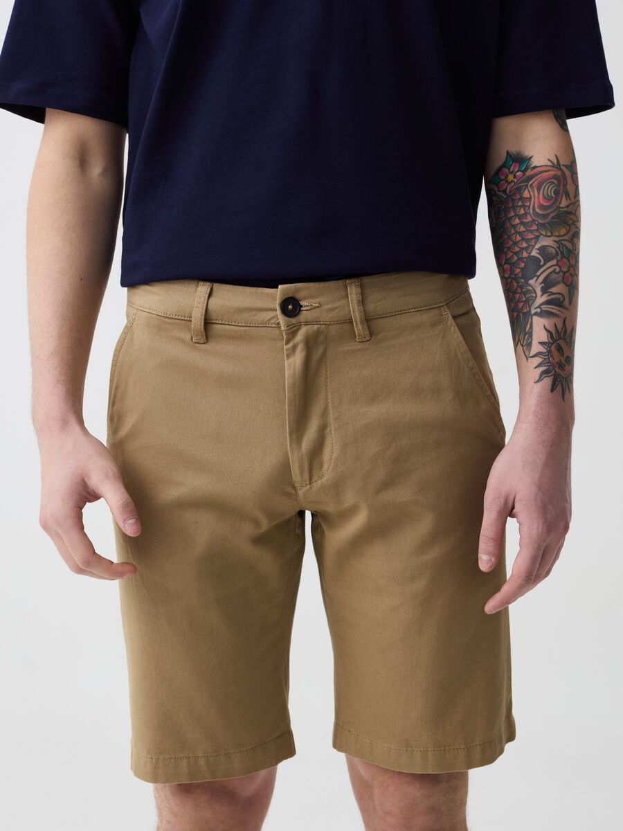 Bermuda chino in cotone_1