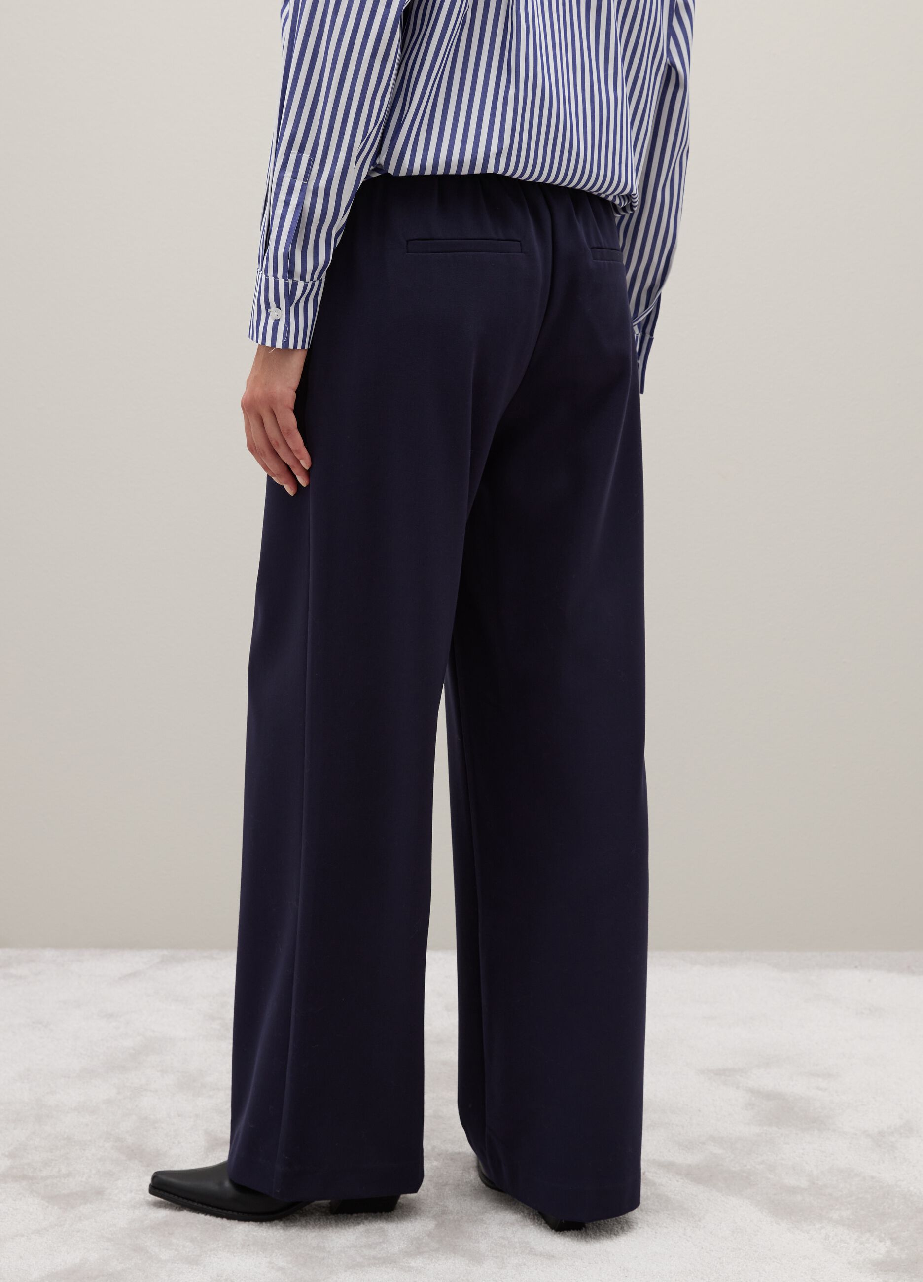 Blue Regular Fit Trousers